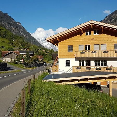 Ferienwohnung Chalet Wetterhorn Lütschenthal Exterior foto