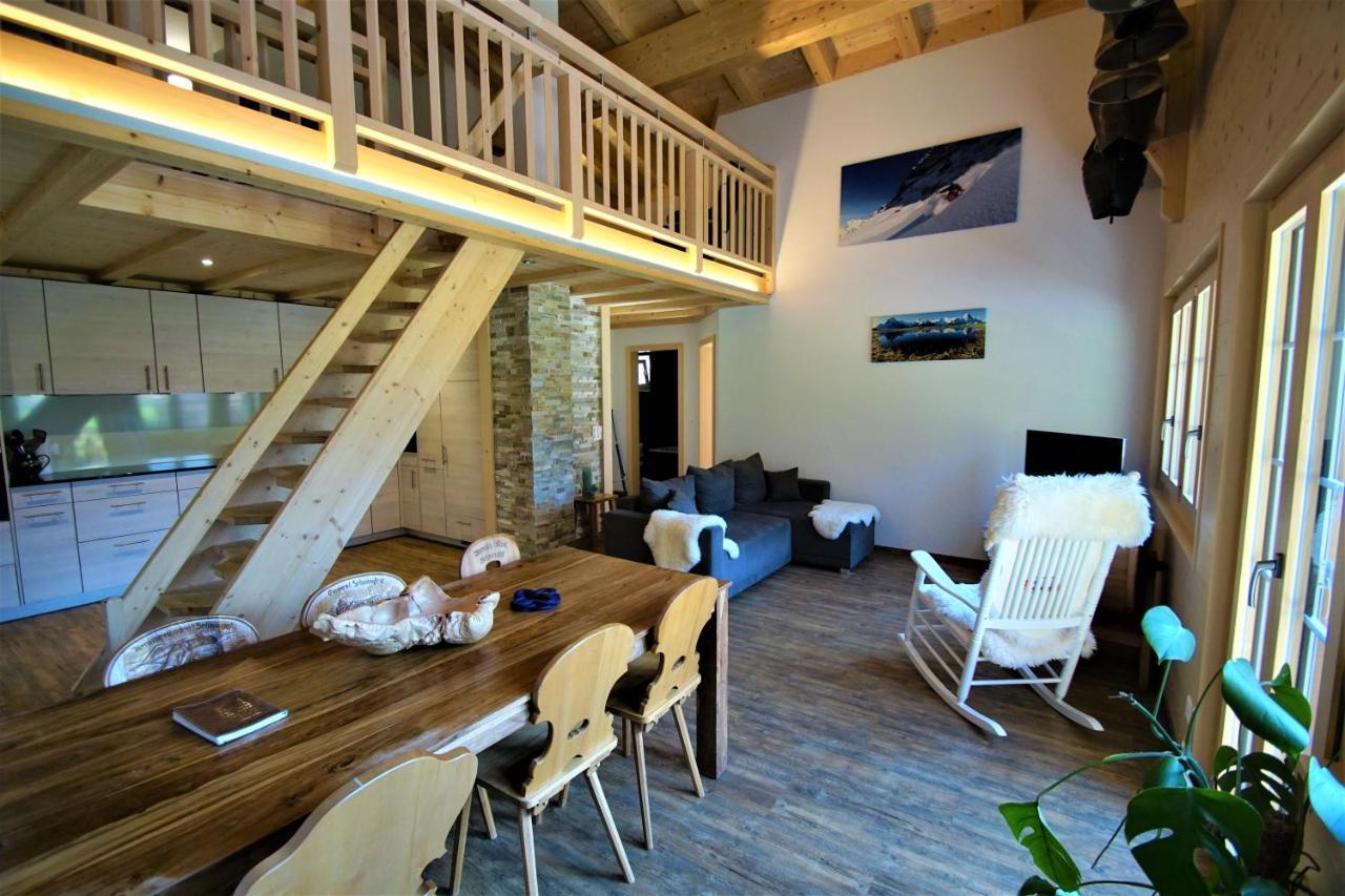 Ferienwohnung Chalet Wetterhorn Lütschenthal Exterior foto