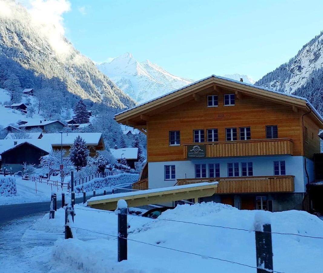 Ferienwohnung Chalet Wetterhorn Lütschenthal Exterior foto